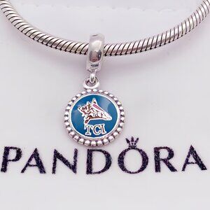 Pandora Turks and Caoicos Islands Charm S925 ALE Pendant Dangle Charm